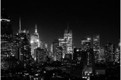 Fototapeta miasto nocą — w jakich wnętrzach się sprawdzi?