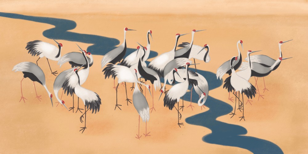 Świat z Białymi Żurawiami