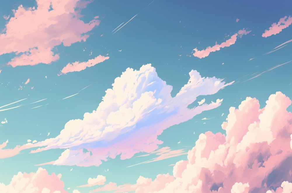 Graficzna Harmonia: Pastelowy Pejzaż