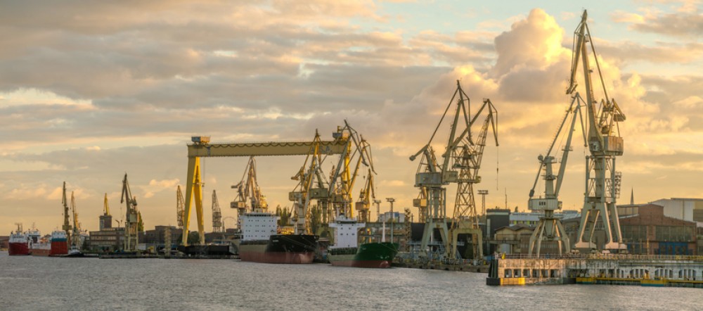 Panorama przemysłowego Szczecina