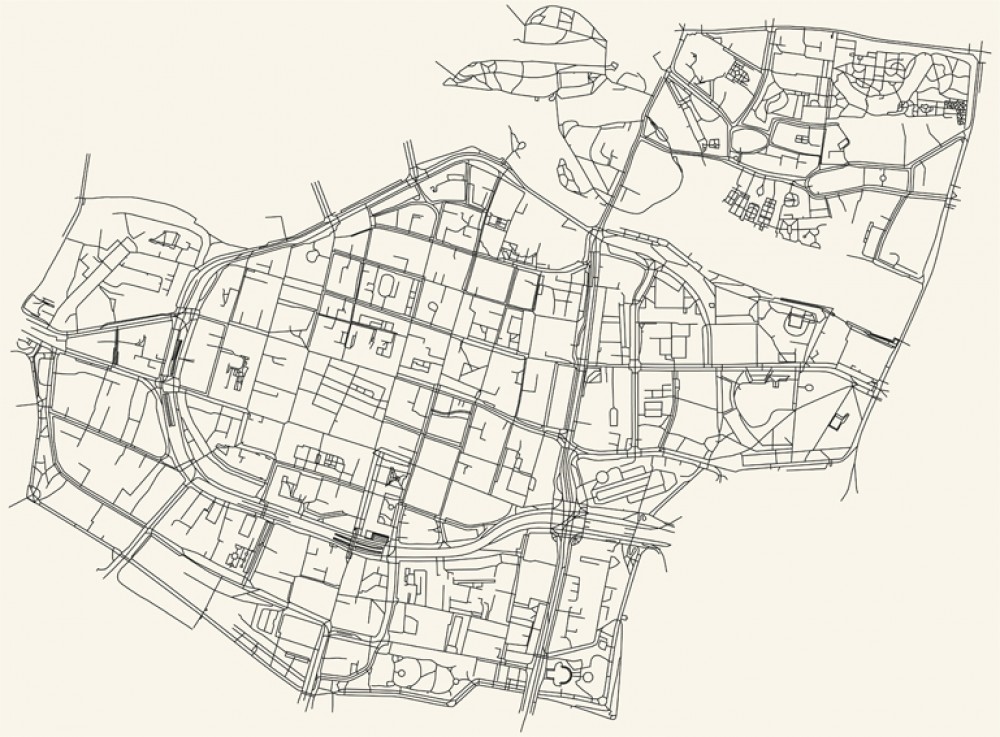Mapa Starego Miasta we Wrocławiu