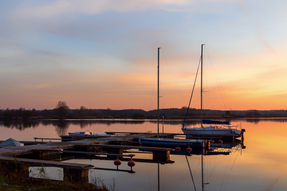 Białystok - Poranek nad Zalewem Dojlidzkim
