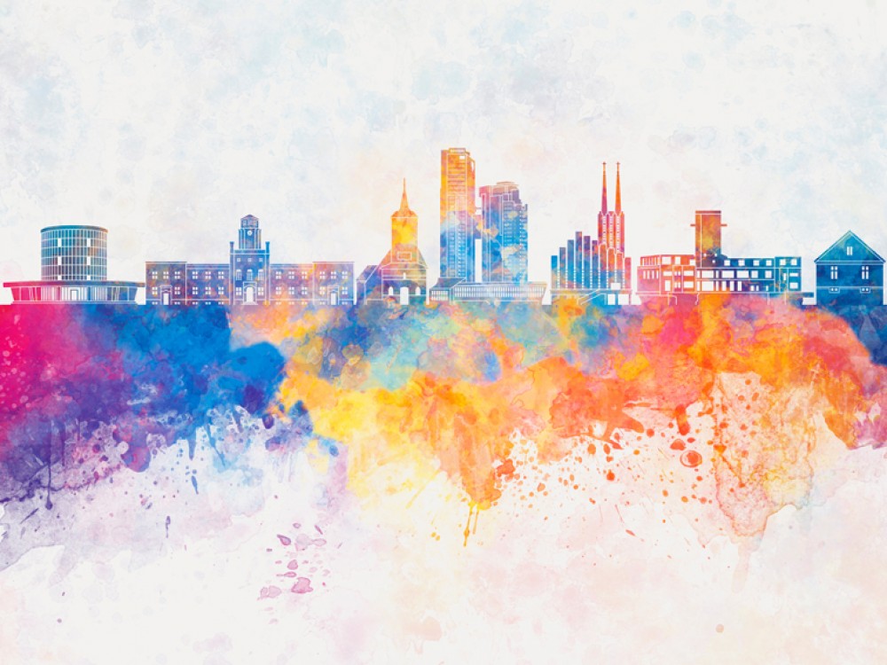 Gdynia - Drapacze chmur w kolorze