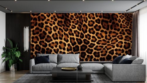 Leopard spots pattern background texture, dots, cheetah, animals, design, Generative AI