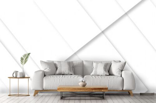 abstract white color square pattern on banner with shadow. white square shape with futuristic concept background. seamless technology concept layered geometric line triangle shapes background.