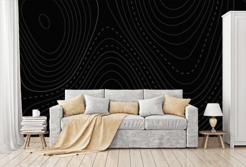 Topographic map background concept. Topo contour map. Rendering abstract illustration. Vector abstract illustration. Geography concept. paper texture design .Imitation of a geographical map .