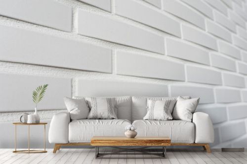 Texture pattern material of white tile block