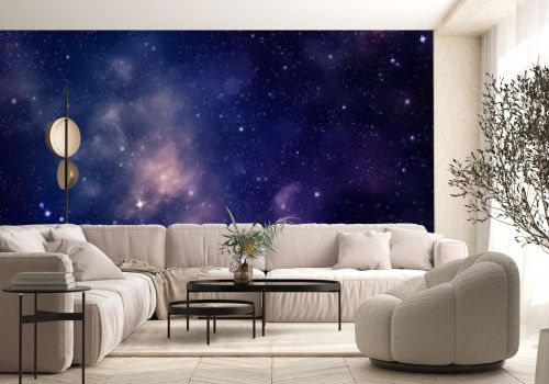 space background realistic starry night
