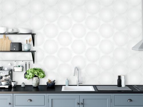 white honeycomb style background high resolution vector
