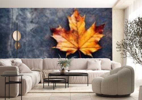 4K colorful leaf AMOLED wallpaper Created with generative Ai 