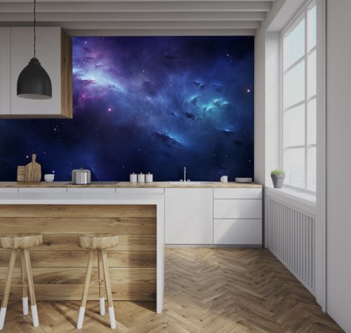 Digital Celestial Symphony, abstract, grainy texture backdrop resembling a cosmic panorama, Created using generative AI