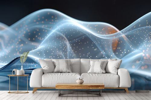 background with bubbles, Illusion or dream innovation or exploration technology 