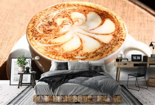 cappuccino latte art