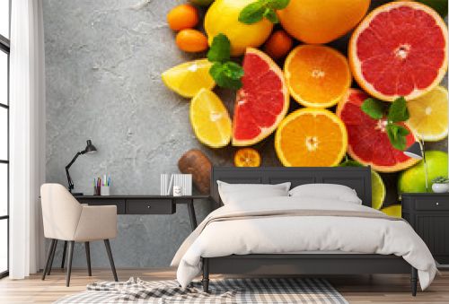 citrus fresh fruits