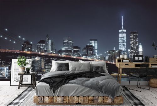 Night New York skyline