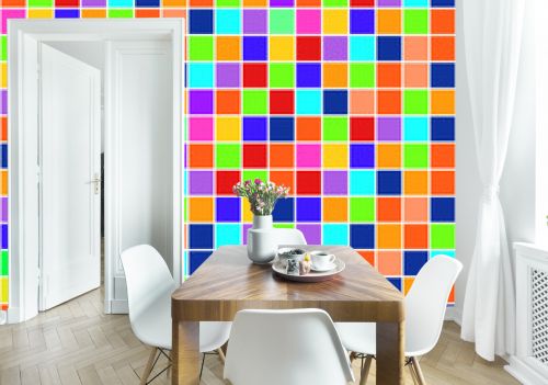 Square multicolor for wallpaper background vector illustration