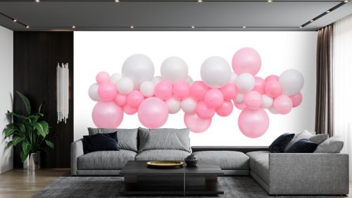 Balloons Garland isolated on a white background