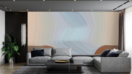 futuristic banner background with silver, pastel brown and dark gray color. modern waves background illustration