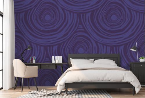 Sketch circle background. Geometric spirals seamless pattern. Creative hand drawn curved lines wallpaper.