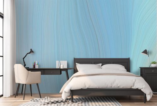 soft abstract artistic waves graphic with contemporary waves illustration with pastel blue, ash gray and light slate gray color