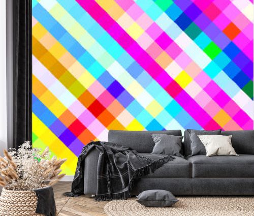 Geometric colorful background. Abstract squared pattern, colorf elements. Vector design for banners, flyers, business cards, invitations, wallpaper, cover. Business or technology presentation