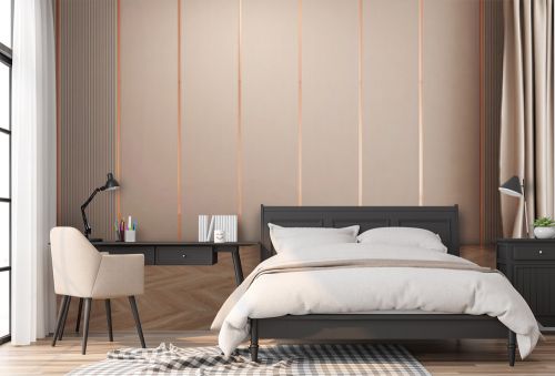 Room interior with Wall Background. 3D rendering ,3D illustration 