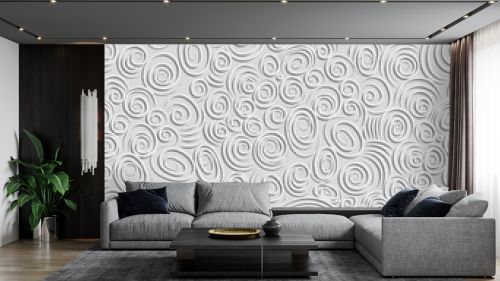 vector shadow seamless wallpaper with spirals. abstract background pattern
