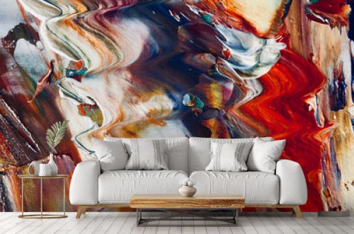 abstract background wallpaper. Modern motif visual art. Mixtures of oil paint. Trendy hand painting canvas. Wall decor and Wall art prints Idea. 3D Texture. Art object 