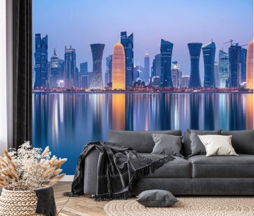 Doha Skyline: Modern Luxury in the Heart of Qatar's Business District