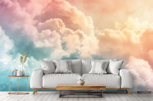 Colorful clouds above the sky, Clouds wallpaper as a background, The sky is the limit, Cloud background for text and presentations
