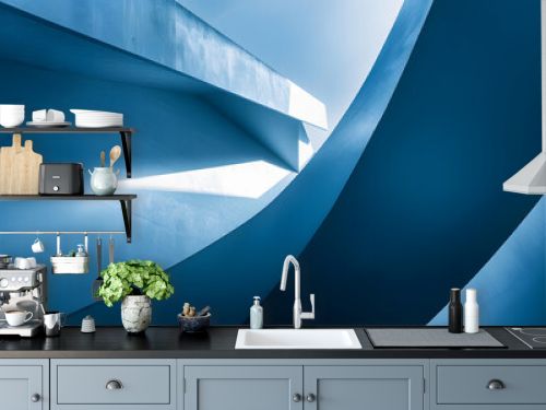 Vibrant Blue Abstraction: A Captivating Palette of Ethereal Blues That Spark Imagination and Calmness