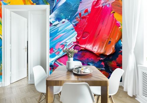 abstract rough colorful multicolored art painting texture, with oil brushstroke