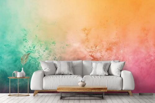 Watercolor Background with Gradient Transition