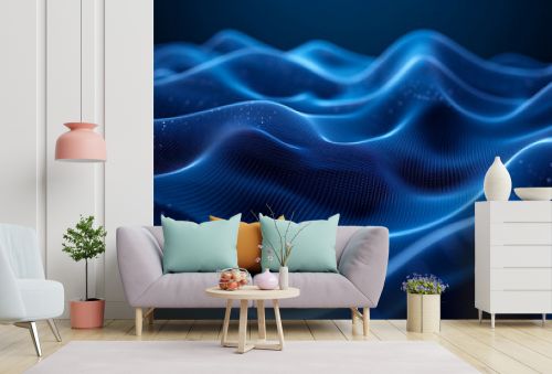 Digital wave pattern background