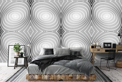 Design seamless striped ellipse geometric pattern