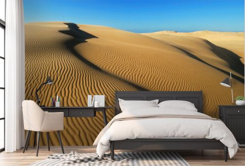 Orange soft desert sand