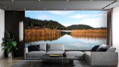 Kai Iwi Lake, New Zealand - Stock Image