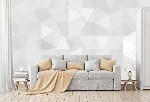 Background of white, gray geometric shapes. Abstract triangle geometrical background. Mosaic pattern. Vector EPS 10. Vector illustration