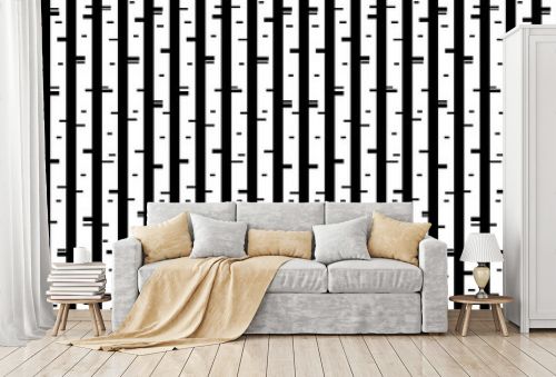 Abstract background of lines and geometric shapes. Black and white colors. Vector illustration