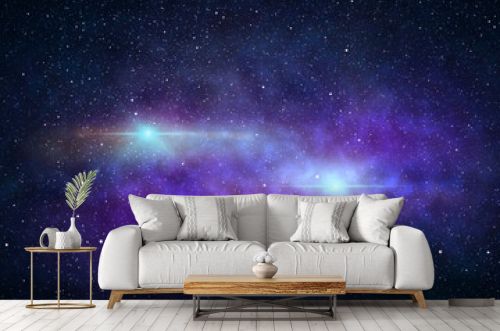 galaxy with stars dust and Milky way Outer space abstract background